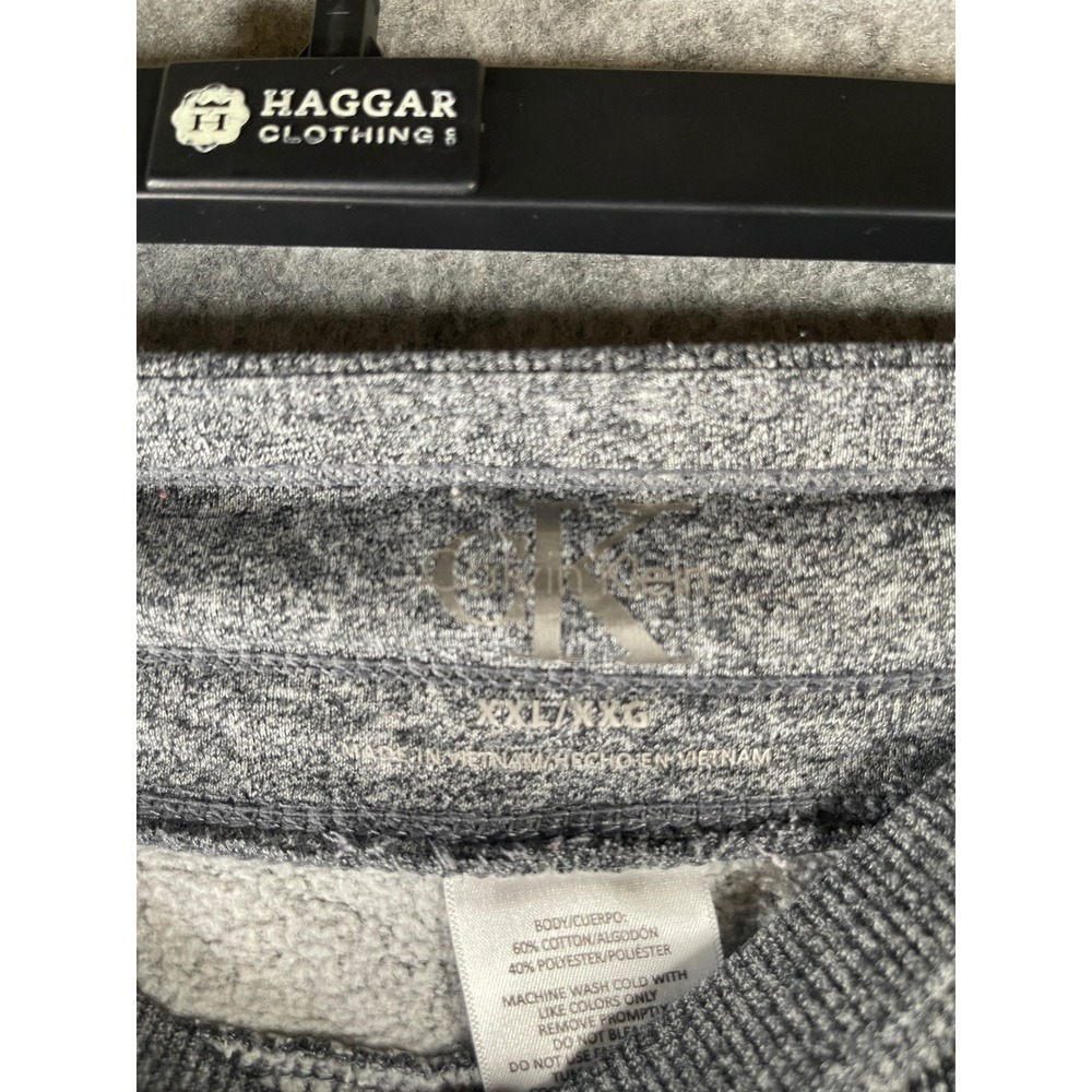 Calvin Klein Performance Womens XXL Gray Logo Jogger Sweatpants Heather Gray - Picture 4 of 10